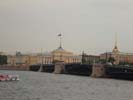 The view on Admiralty building and Dvorcovyi bridge