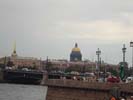 The view on Admiralty building, St Isaac's Cathedral and Dvorcovyi bridge